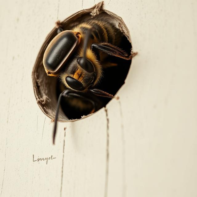 Carpenter Bee close up