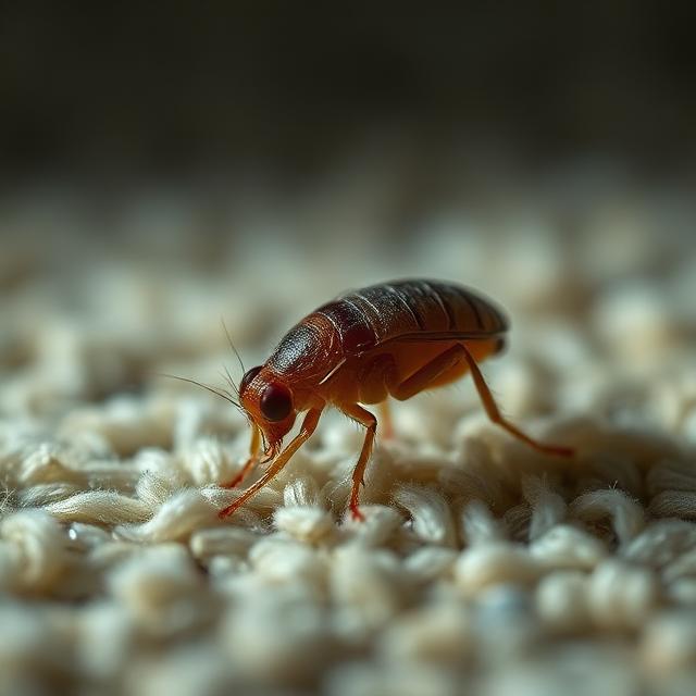 Cat Flea close up