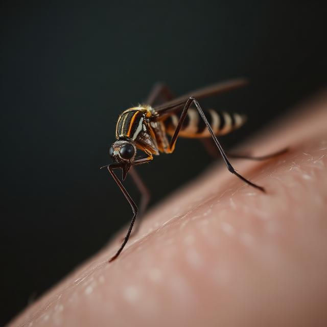 Mosquito close up