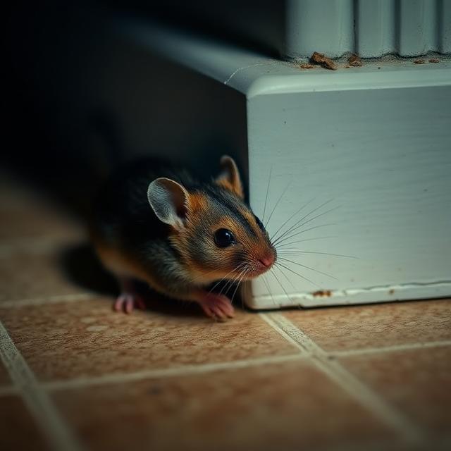House Mouse close up