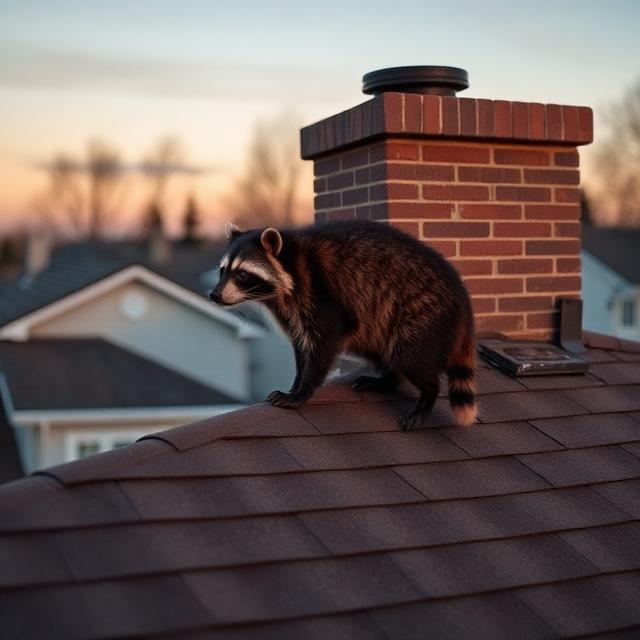 Raccoon close up