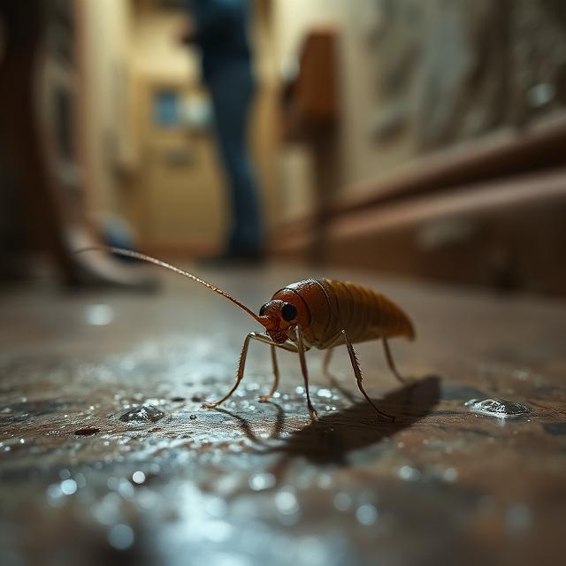 Silverfish close up