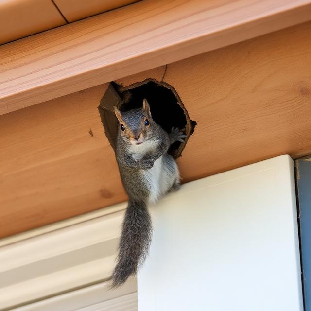 Gray Squirrel close up