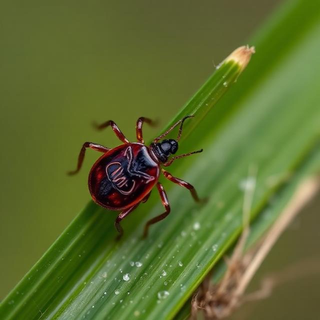 Blacklegged Tick close up